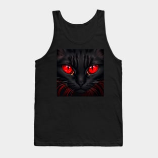 black cat Tank Top